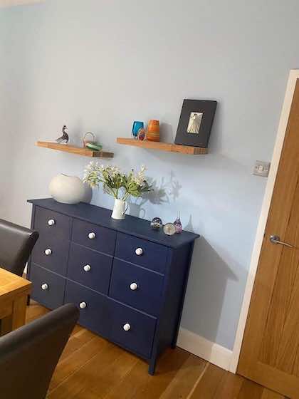 living room emulsioned and glossed skirting boards customer in boston