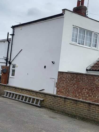 side house painting after